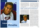 Amelie Mauresmo in L-Mag Sommer 2003